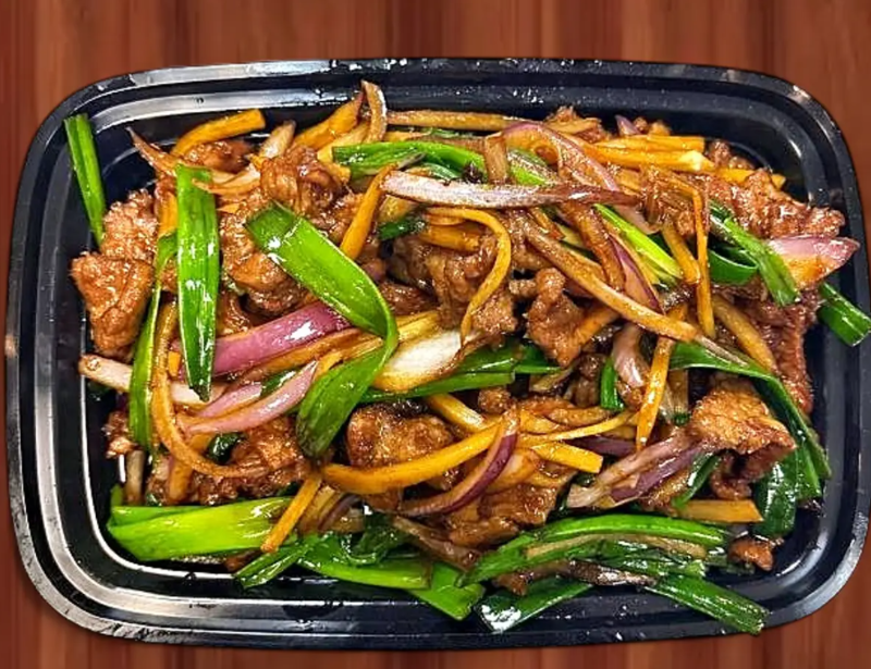 52. 姜葱 牛 Ginger and Onion Beef