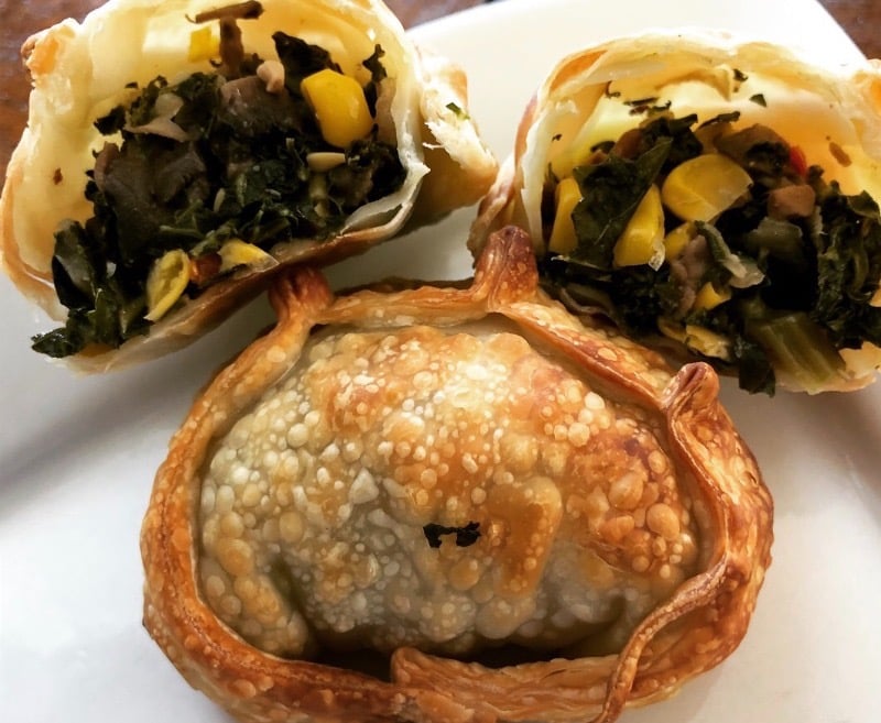 Pilar's Empanadas Argentinas Venice Kale, Mushrooms & Corn