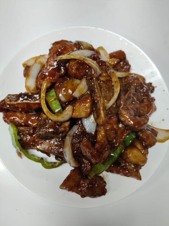 黑椒猪排 W7. Black Pepper Pork Chops