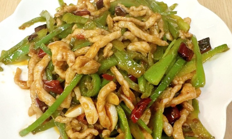 Shredded Pork w. Bell Pepper Noodle