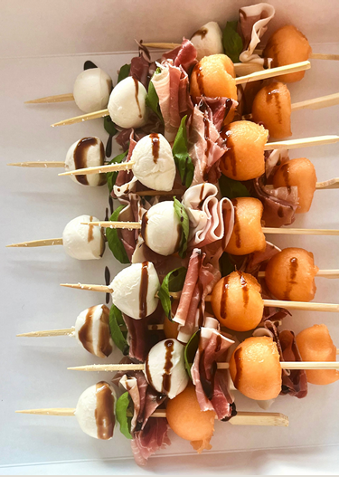 Brochettes Jambon & Melon