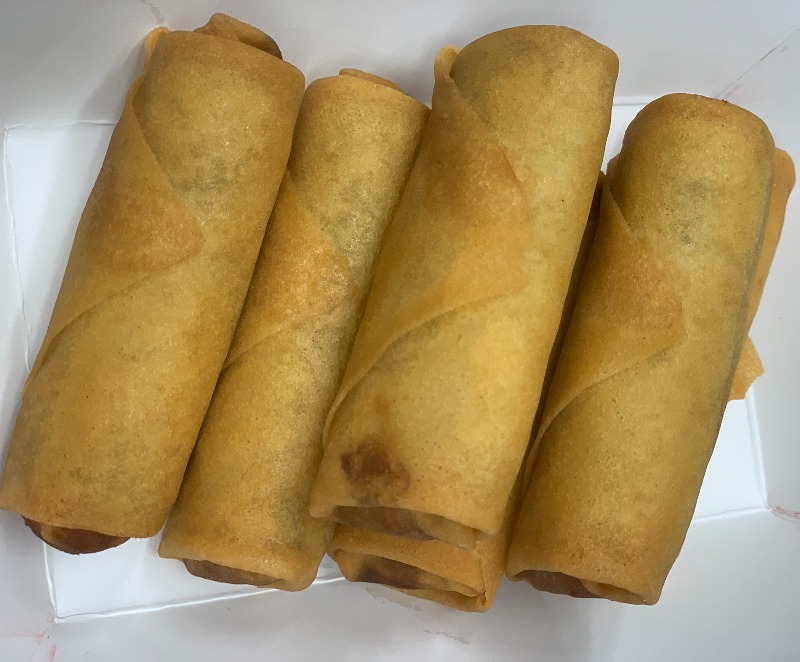 Crispy Veggie Spring Rolls (6pcs)