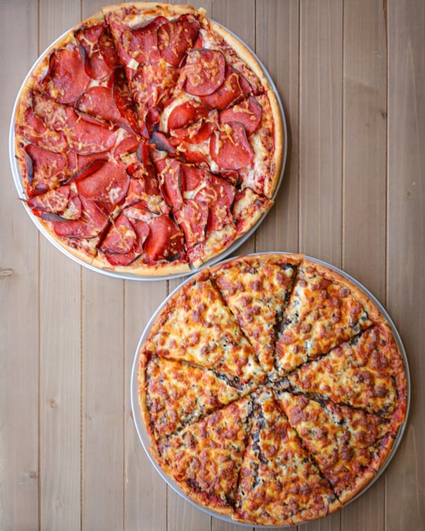 Two Large Two Topping Pizzas