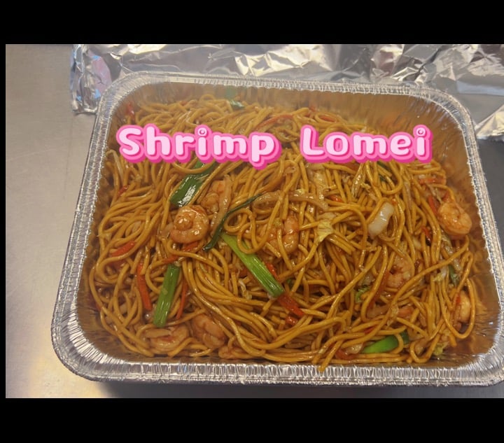 2. Shrimp Lo Mein Party Tray 虾捞面派对盘