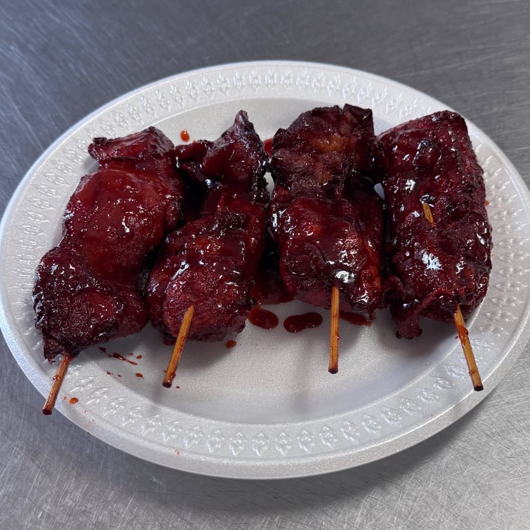 S 6. Chicken Teriyaki (4) (S 6. 鸡串）