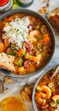 1 Pint Gumbo with White Rice