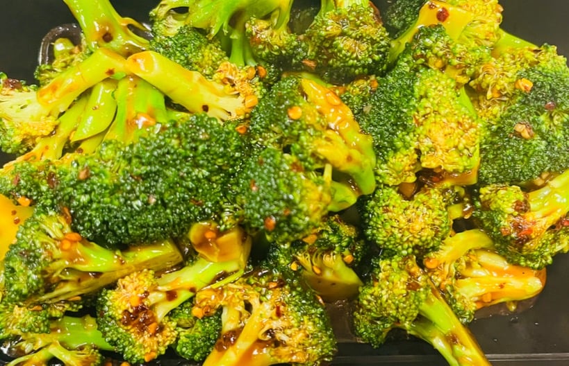 CS3. Broccoli with Hot Garlic Sauce 鱼香芥兰