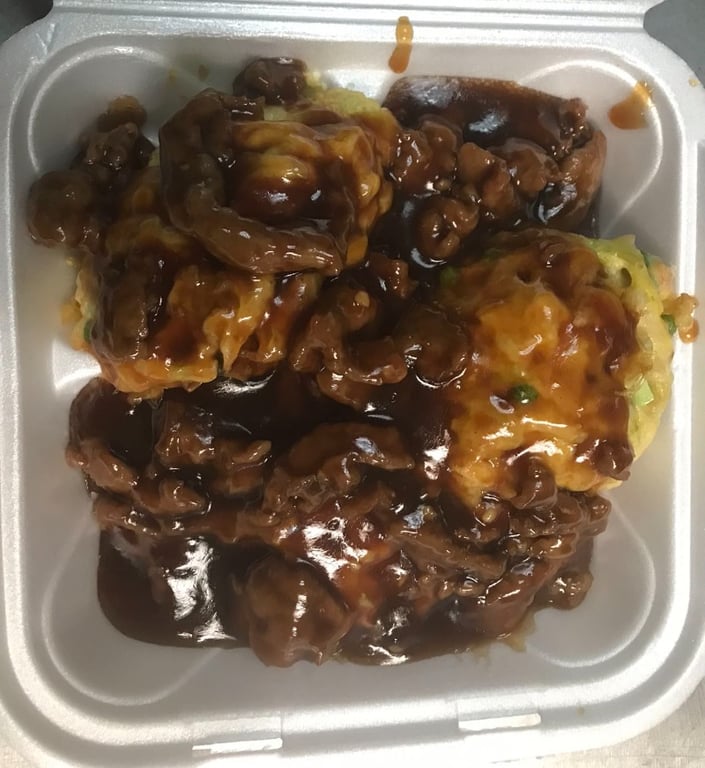 E3. Beef Egg Foo Young 牛芙蓉蛋