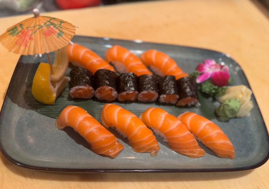 Salmon Sushi Dinner