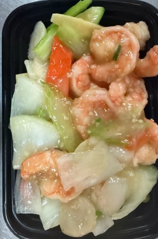 P5. Shrimp w. Mix Vegetable 蔬菜炒虾