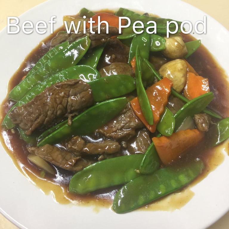 Beef with Pea Pod