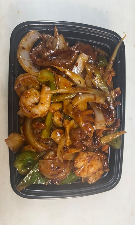 87.hot &spicy beef  chicken&shrimp