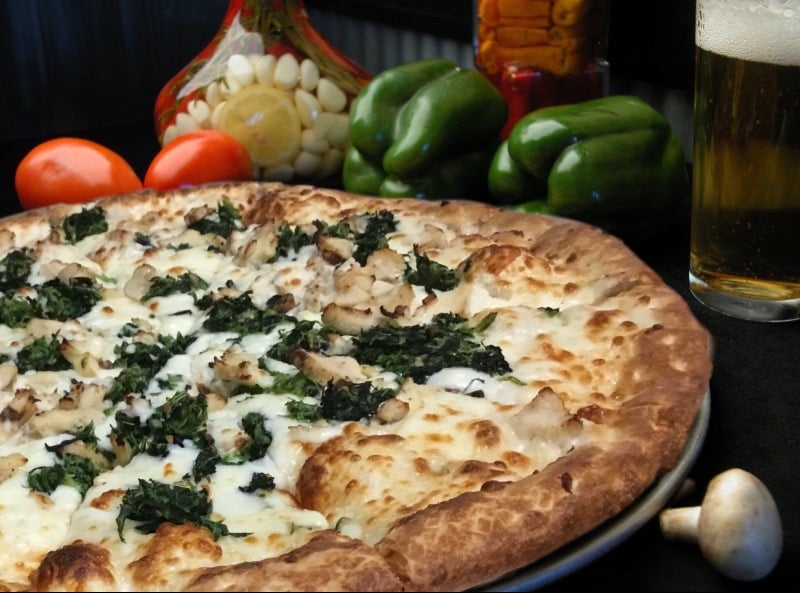 Chicken Alfredo Pizza