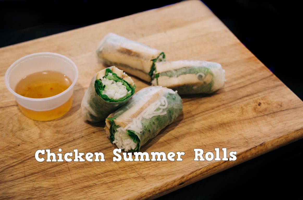 Chargrilled Chicken Summer Roll