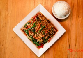 Ground Chicken Ka-Prow (Thai basil)
