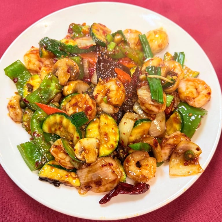 Hot Garlic Shrimp 鱼香虾