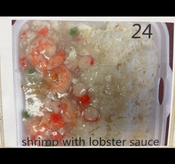L28. Shrimp with Lobster Sauce