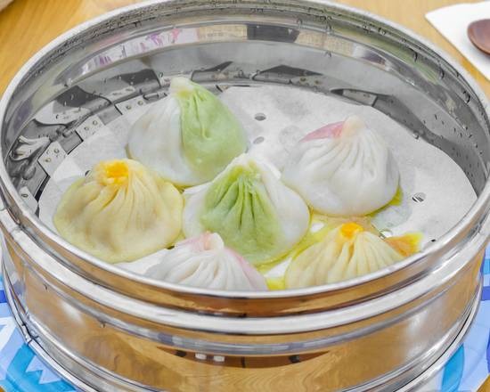 103. Soup Dumplings with Shrimp, Crabmeat & Squash