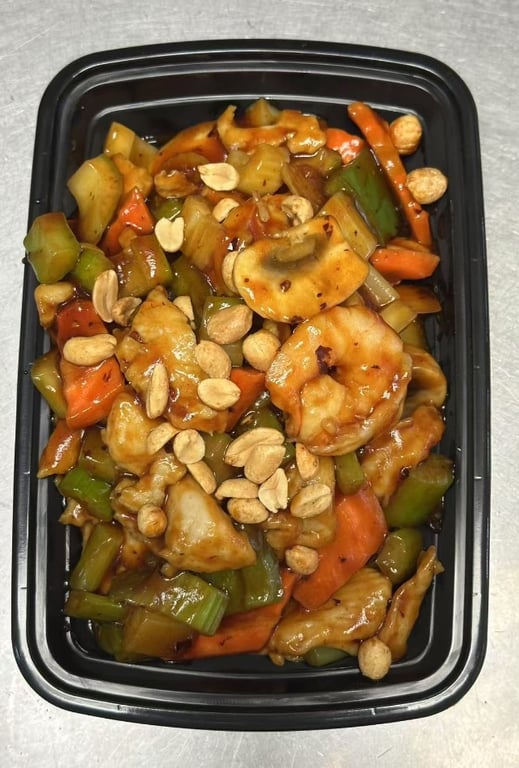 A12. Kung Po White Meat Chicken & Shrimp