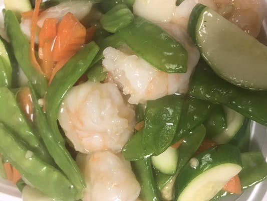 90. 长豆虾 Shrimp w. Fresh Green Beans