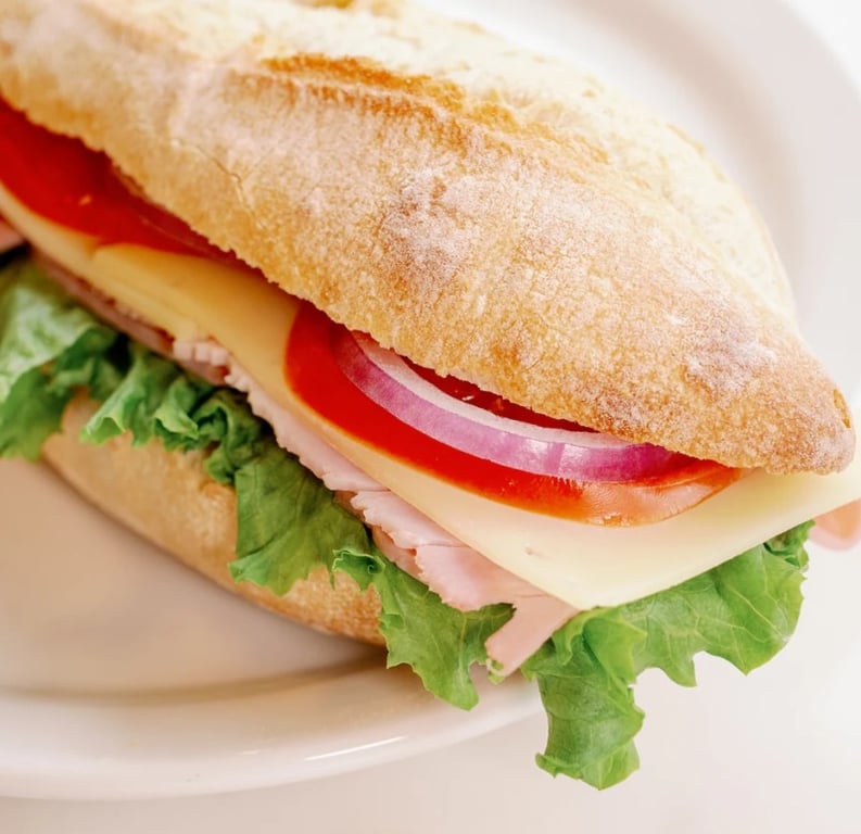 Ham & Swiss Sandwich