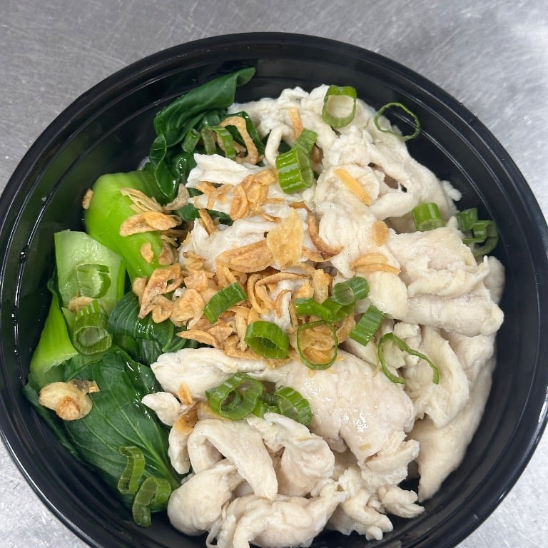 Sliced Chicken Noodle Soup