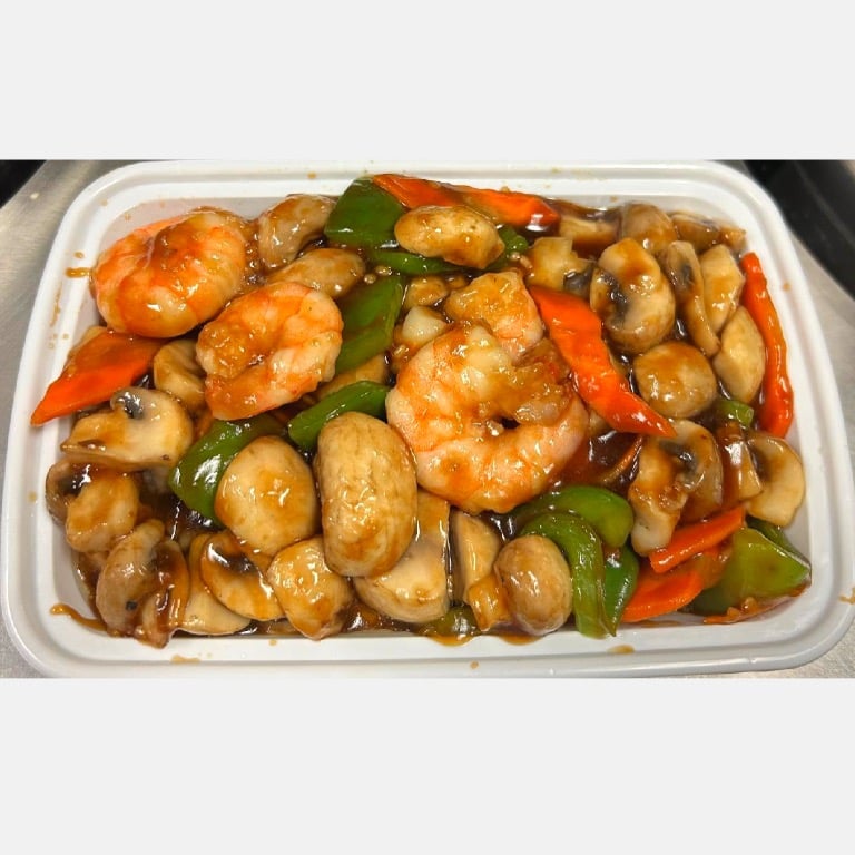 102. Shrimp w. Mushrooms