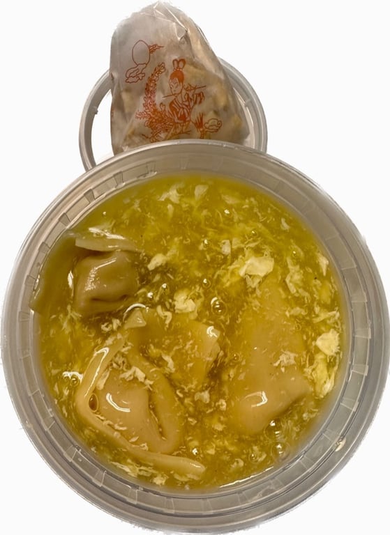B3. 云吞蛋花汤 Wonton & Egg Drop Soup