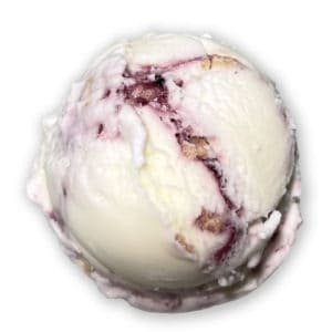Chocolate Shoppe Ice Cream- Blackberry Lemon Bar