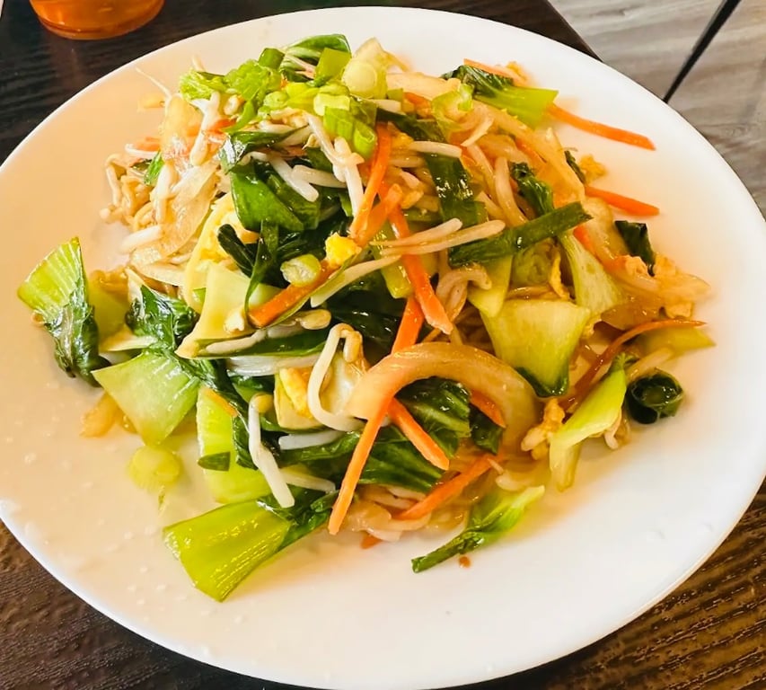 Vegetarian Stir-Fried Ramen (No Broth)