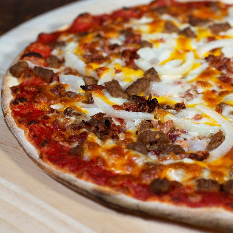 Bacon Cheeseburger Pizza