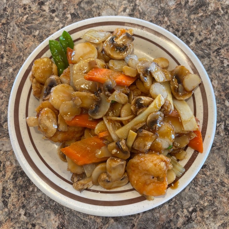51. 蘑菇虾 Shrimp w. Mushrooms