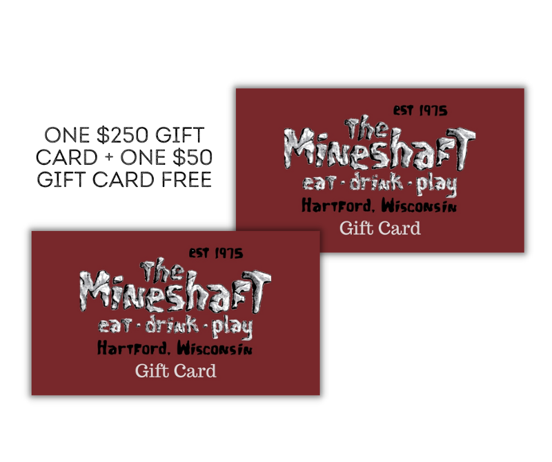 Holiday Special #3 - ONE $250 Gift Card + ONE $50 Gift Card Free