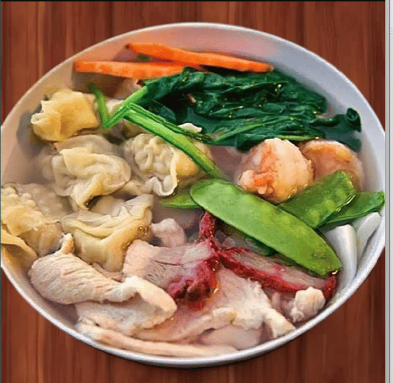 13. 混沌汤 Wor Wonton Soup