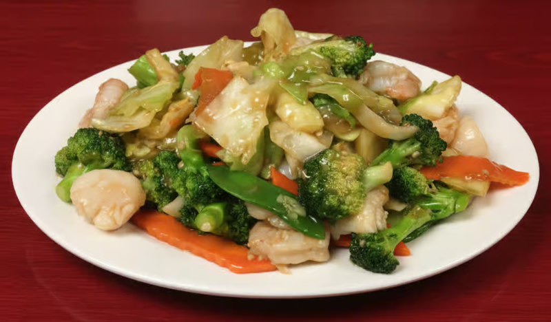 Scallop & Shrimp Garlic Sauce