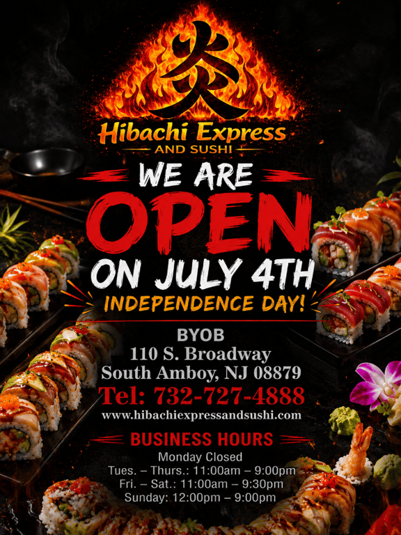 Hibachi Express & Sushi - South Amboy