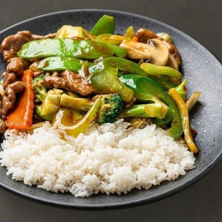 57. 杂菜牛 <br> Beef w. Mixed Vegetables