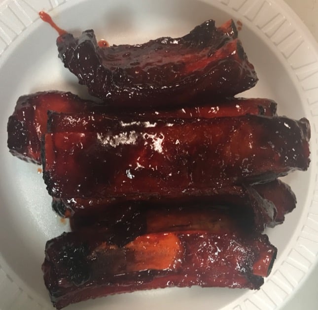 4. Barbecued Spare Ribs