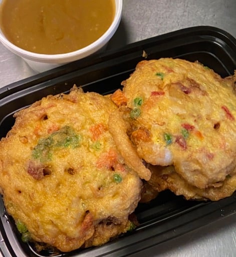 55. House Special Egg Foo Young