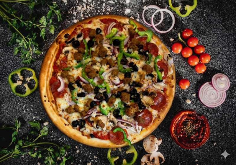 Cauliflower Combo Pizza