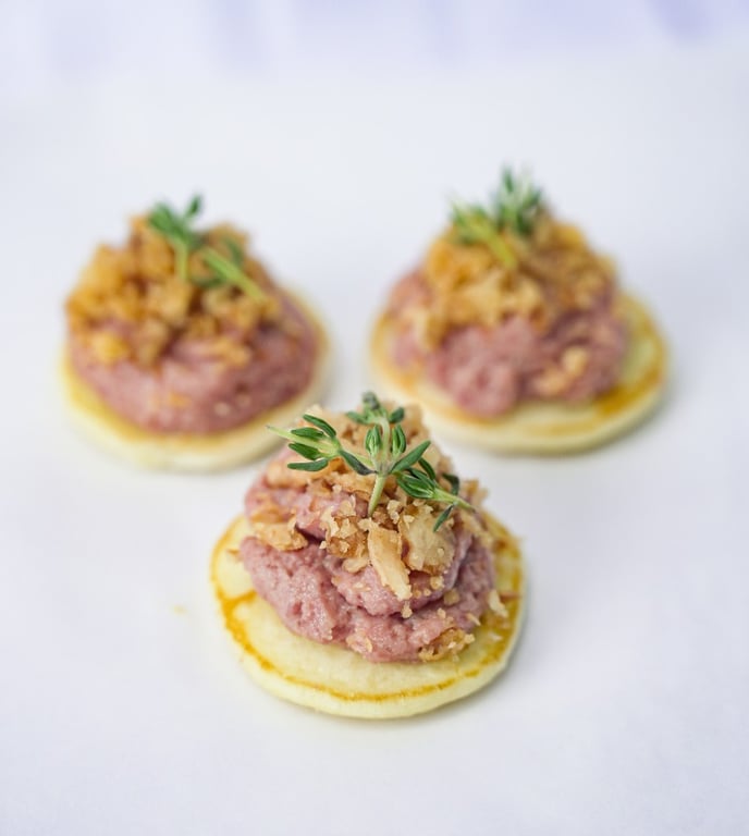 12 Blinis Mousse De Foie