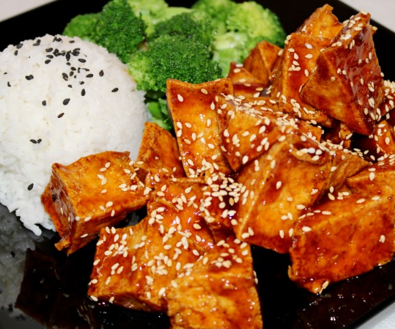 Sesame Tofu Platter