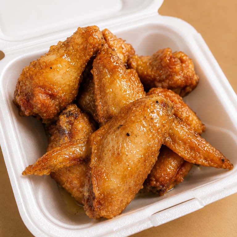 Honey Garlic Chicken Wings (8)