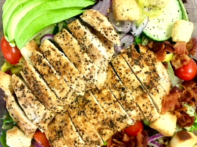 Grilled Lemon Pepper Chicken Salad Image