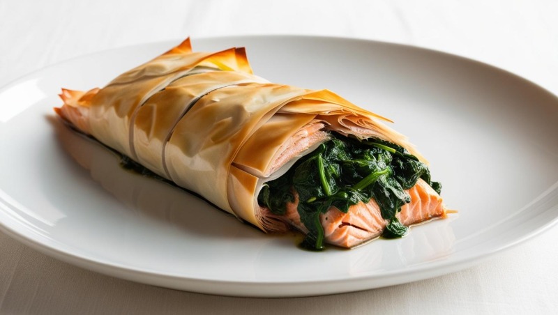 Filo Wrapped Salmon