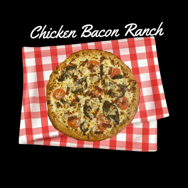 Chicken Bacon Ranch Pizza
