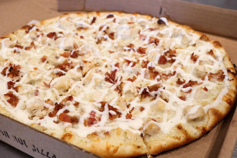 Chicken Bacon Ranch Pizza