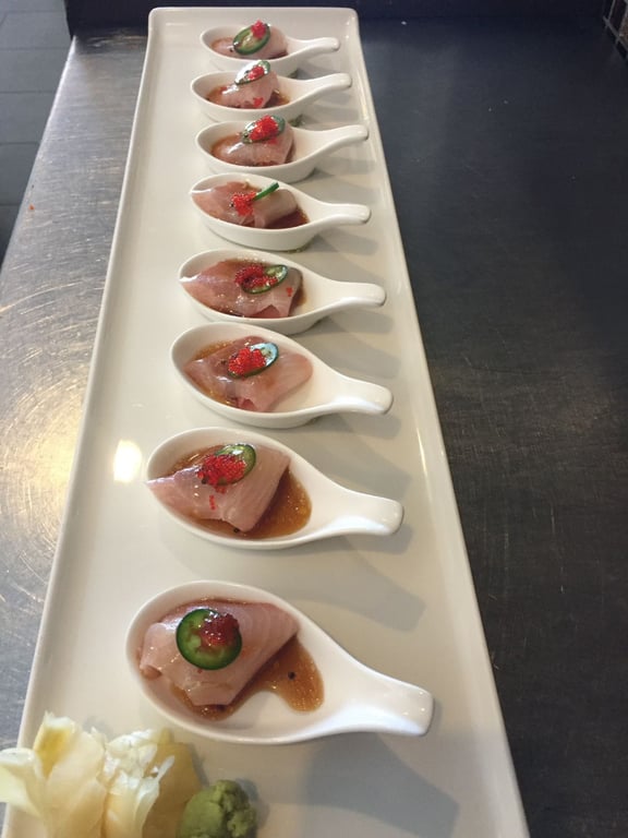 Baby Yellowtail Jalapeño Appetizer