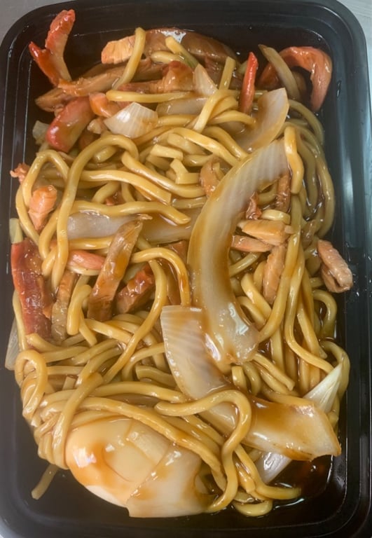 P2. 叉烧鸭干面 Pork Yat Gat Mein