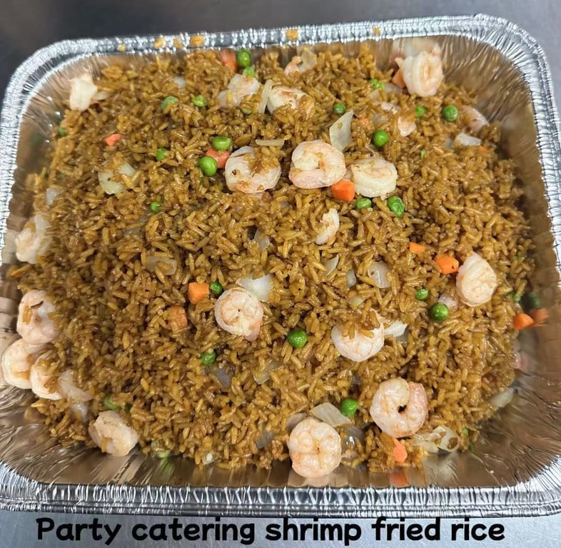 H3. Shrimp Fried Rice Party Tray